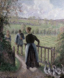 Žena s husami, 1895